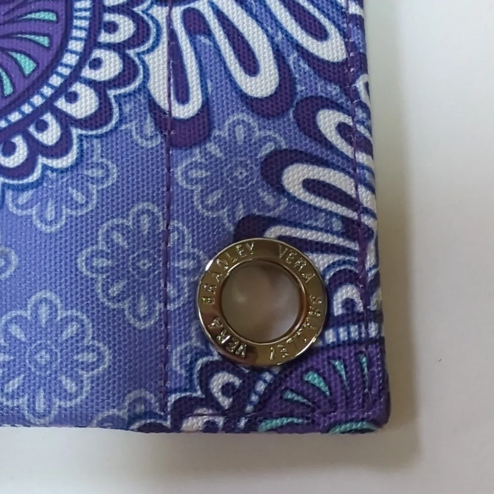 Vera Bradley, purple and blue binder pencil/ essentials pouch